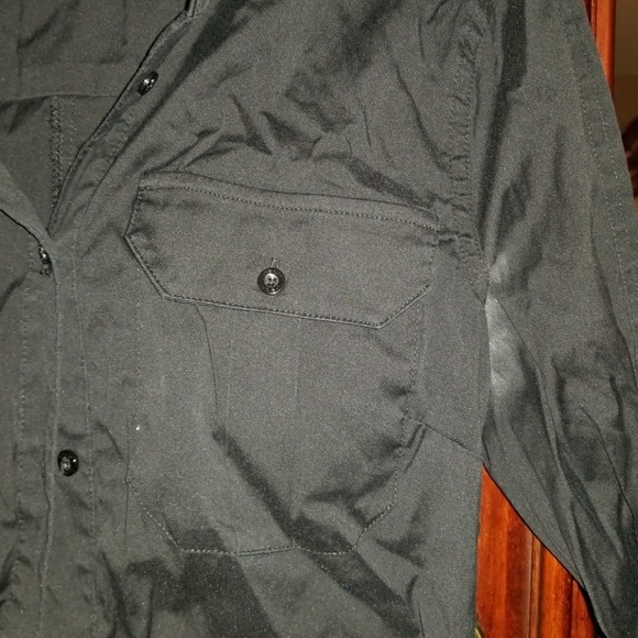 Black Button Down - Picture 3 of 4